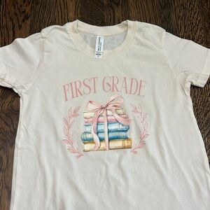 Bella Canvas Cream First Grade Kids Tee